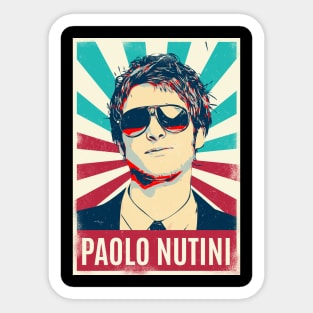 Vintage Retro Paolo Nutini Sticker